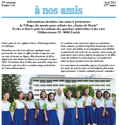 Unseren Freunden Nr 118 CH F Titelseite